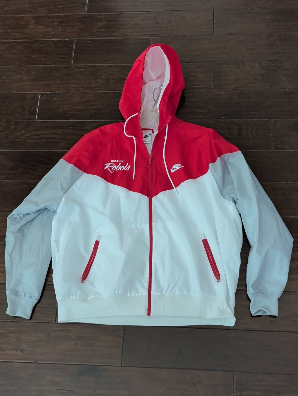 Nike UNLV Hustlin Rebels Baseball Hooded Jacket Size XL
